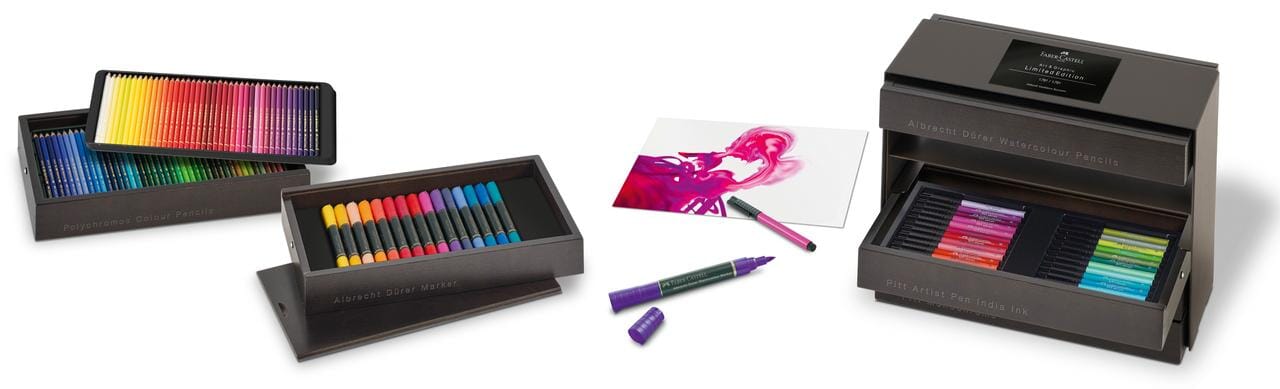Faber-Castell Art & Graphic Limited edition luxe houten kist met lades