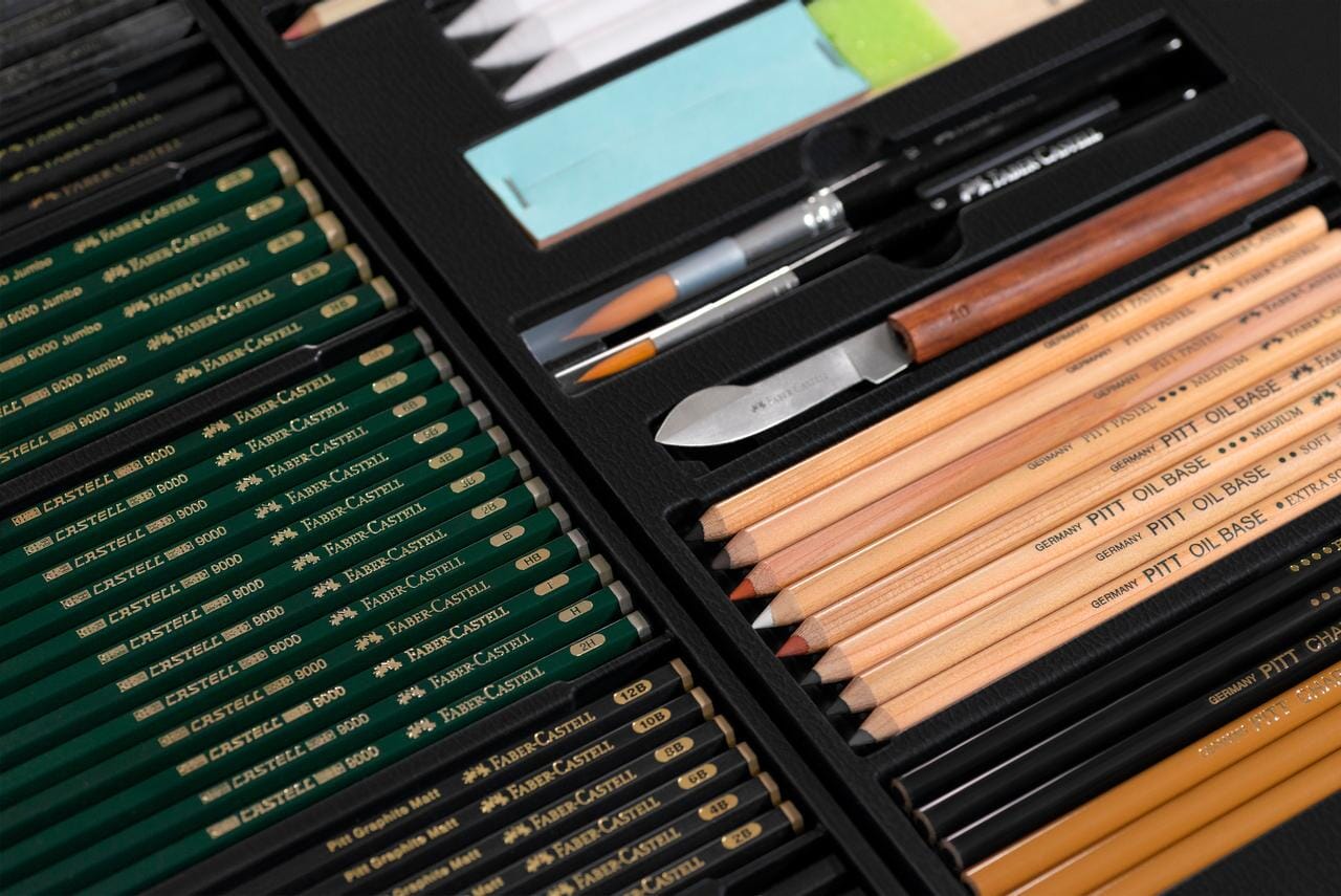 Faber-Castell Art & Graphic Limited edition luxe houten kist met lades - Afbeelding 5