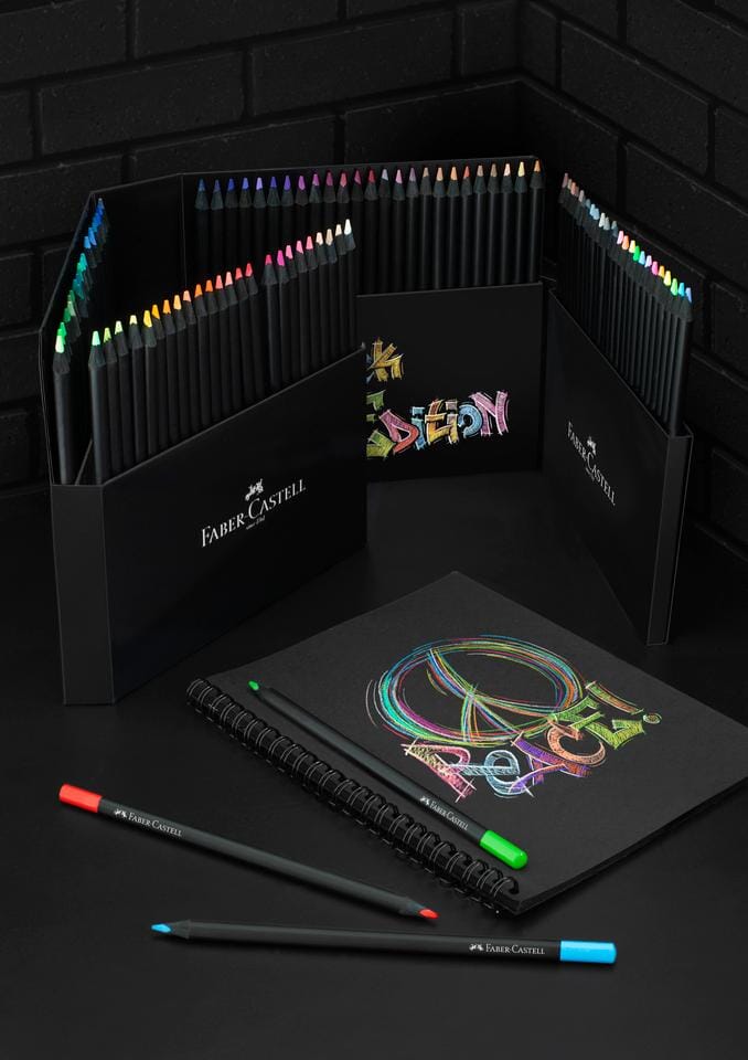 Kleurpotlood Faber-Castell Black Edition 100 stuks in karton etui - Afbeelding 2