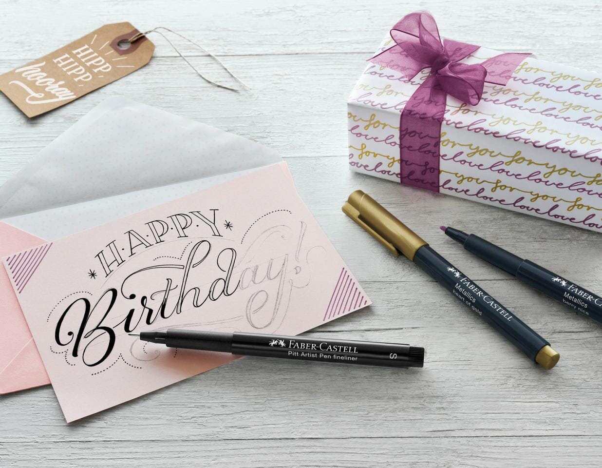 Hand lettering set Faber-Castell 12 stuks - Afbeelding 6