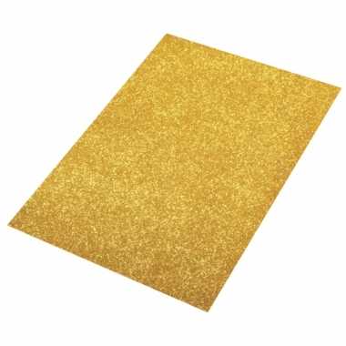 Crepla Foamplaat Glitter 30x45cm 2mm dik - keuze uit 4 kleuren - Afbeelding 1