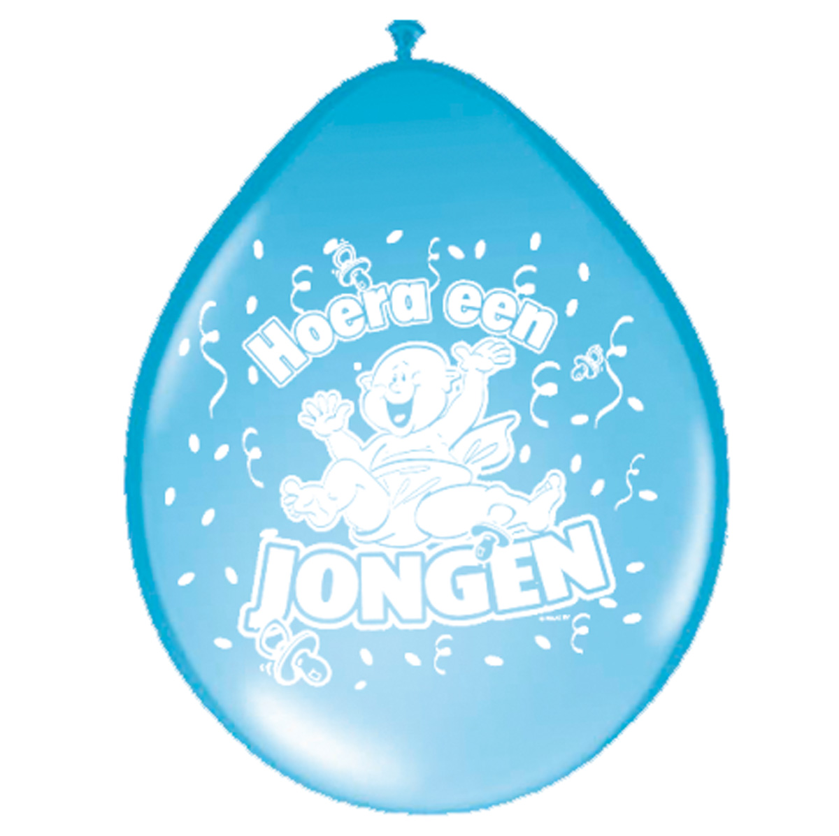 Folatex ballonnen Een Jongen 8st. (&Oslash;30cm)
