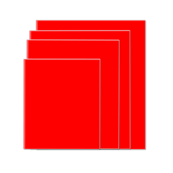 Etalagekarton Folia 48x68cm 380gr pak a 10 vel fluorroze