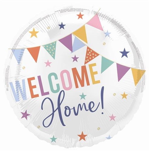 FOLIEBALLON HELIUM 46CM "Welcome Home"