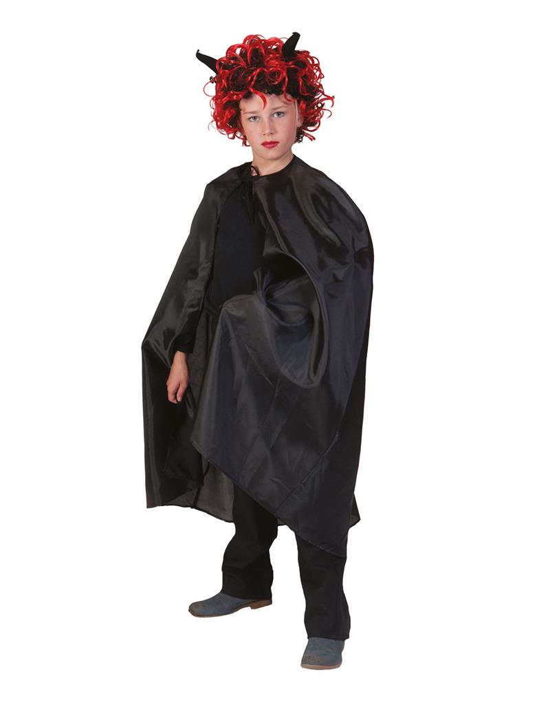 Cape Nylon Zwart Kind