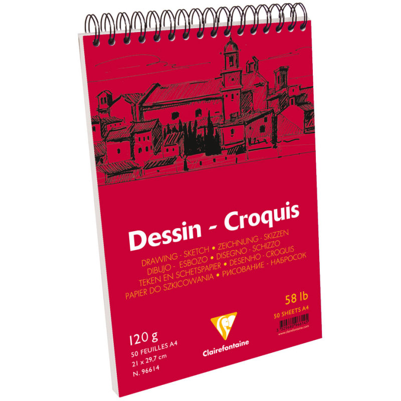 Dessin Croquis 120 gr. wit schetspapier 50 vel, A5