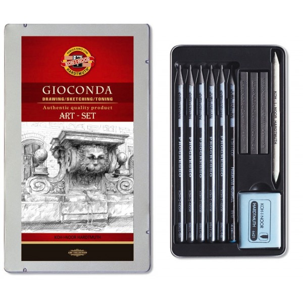 Koh-I-Noor Gioconda Art Set 11-delig, metalen etui