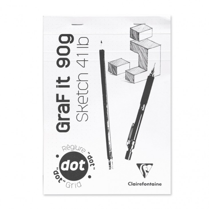 Graf It Schetsblok A4 DOTTED 90gr. 21x29,7mm 80vel.