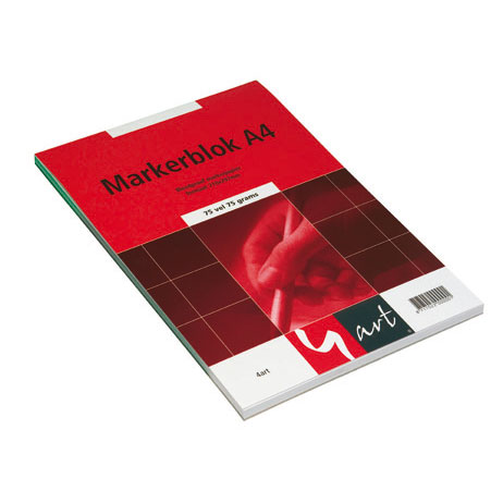 4art markerblok 75g A4 75v    