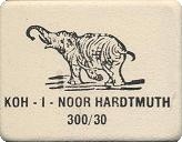 KIN olifant potlood gum 30  28x35