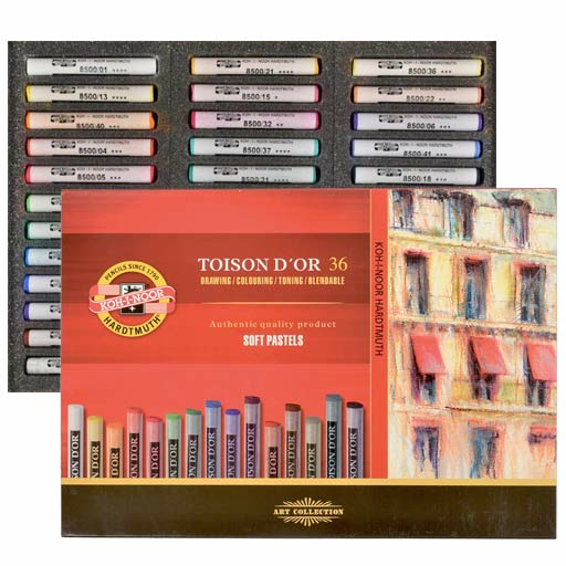 Toison 8515 pastelkrijt rond 36 ass