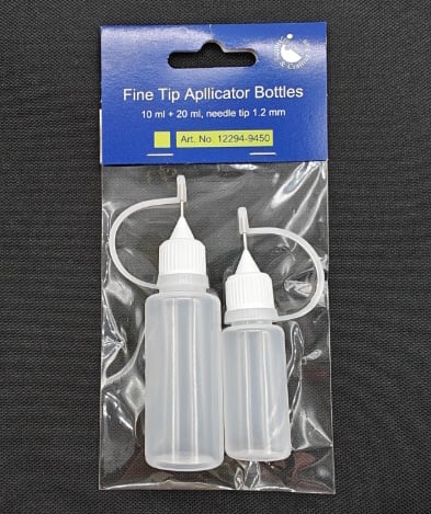 Hobby & Crafting Fun Naaldpunt applicatorflesjes 2 stuks 10 ml + 20 ml (naaldpunt 1,2 mm) - Afbeelding 2