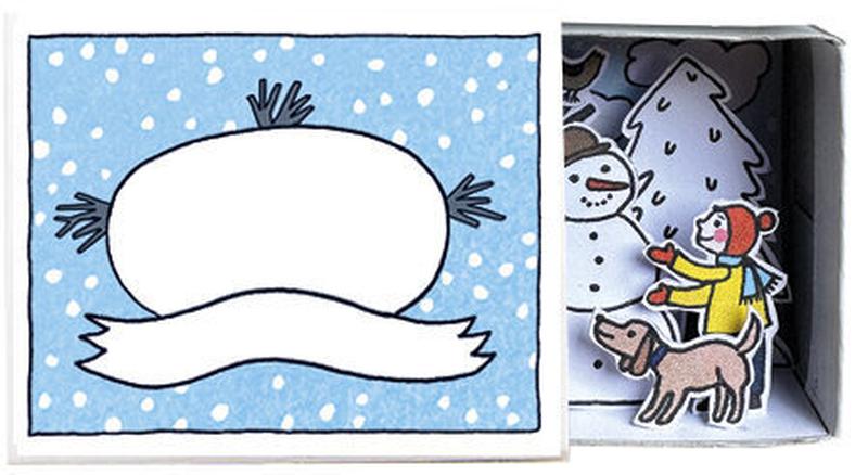 Fridolin Karton Knutselset Mini Winter In Het Bos 6,6 x 2,8 x 5,2cm