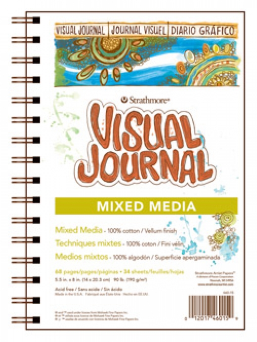 Strathmore 500 Visual Journal Mix Media 14x20,3 34 vellen