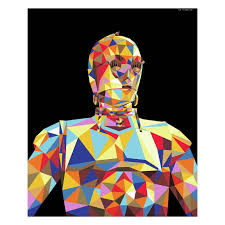 Schilderen Op Nummer Ravensburger Starwars C3-PO 24x30cm