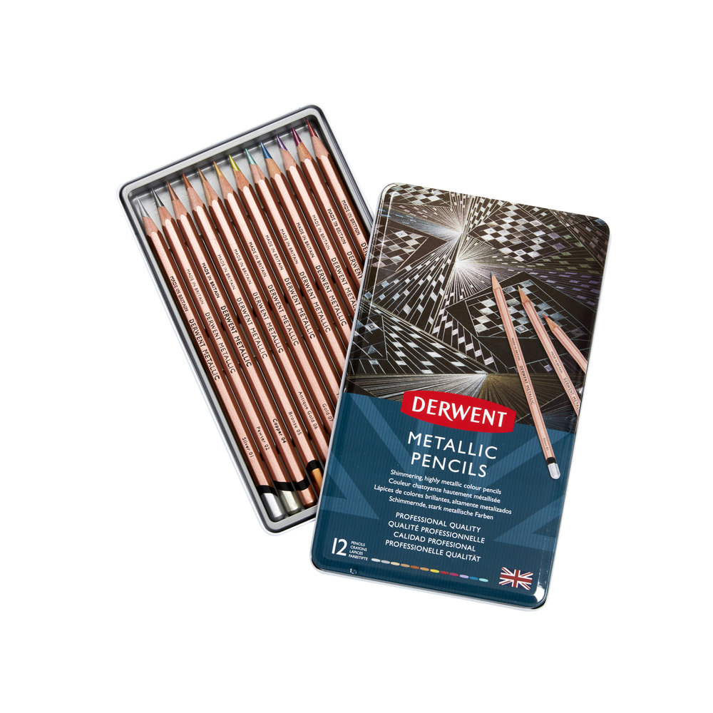 Derwent Metallic Kleurpotloden 12st. 