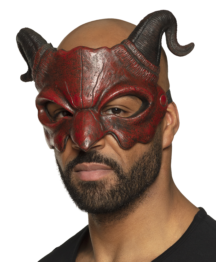 Foam halfmasker Demoon - Afbeelding 1