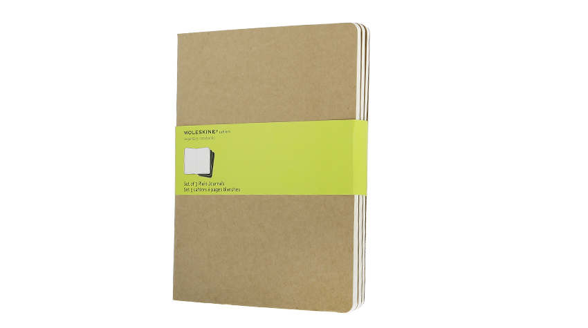 Cahier Plain Brown, Extra Large 3pcs