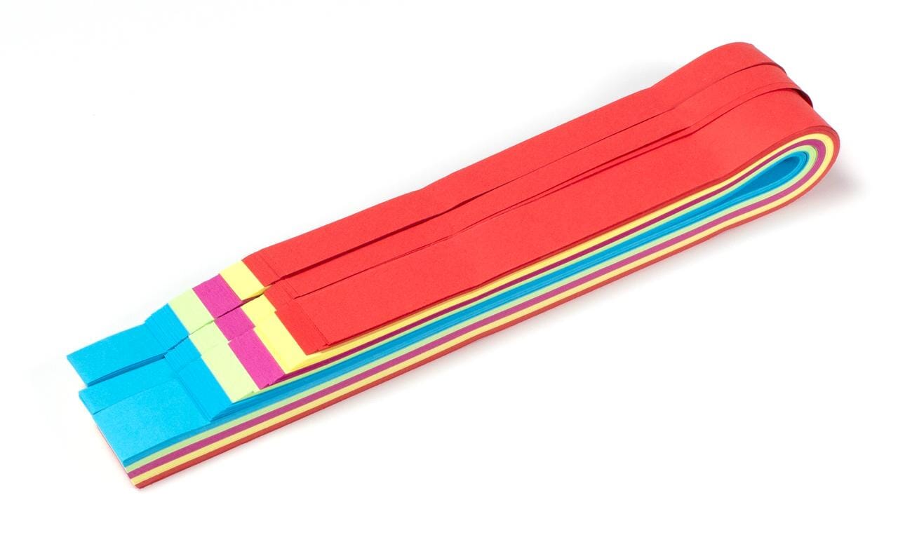 Kangaro vlechtstroken 300 vel. 100x1cm, 100x1.5cm, 100 x 2cm breed - Afbeelding 1