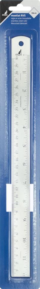 Meetlat Kangaro 30cm RVS