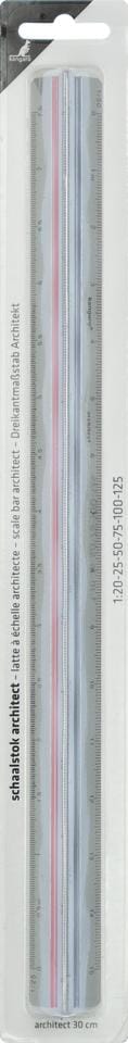 Kangaro Schaalstok Aluminium Architect