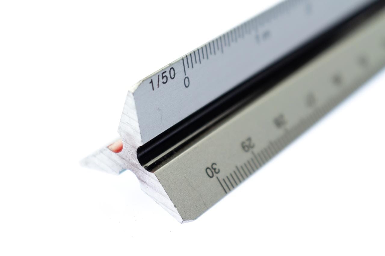 Kangaro Schaalstok Aluminium Bouwkunde - Afbeelding 2