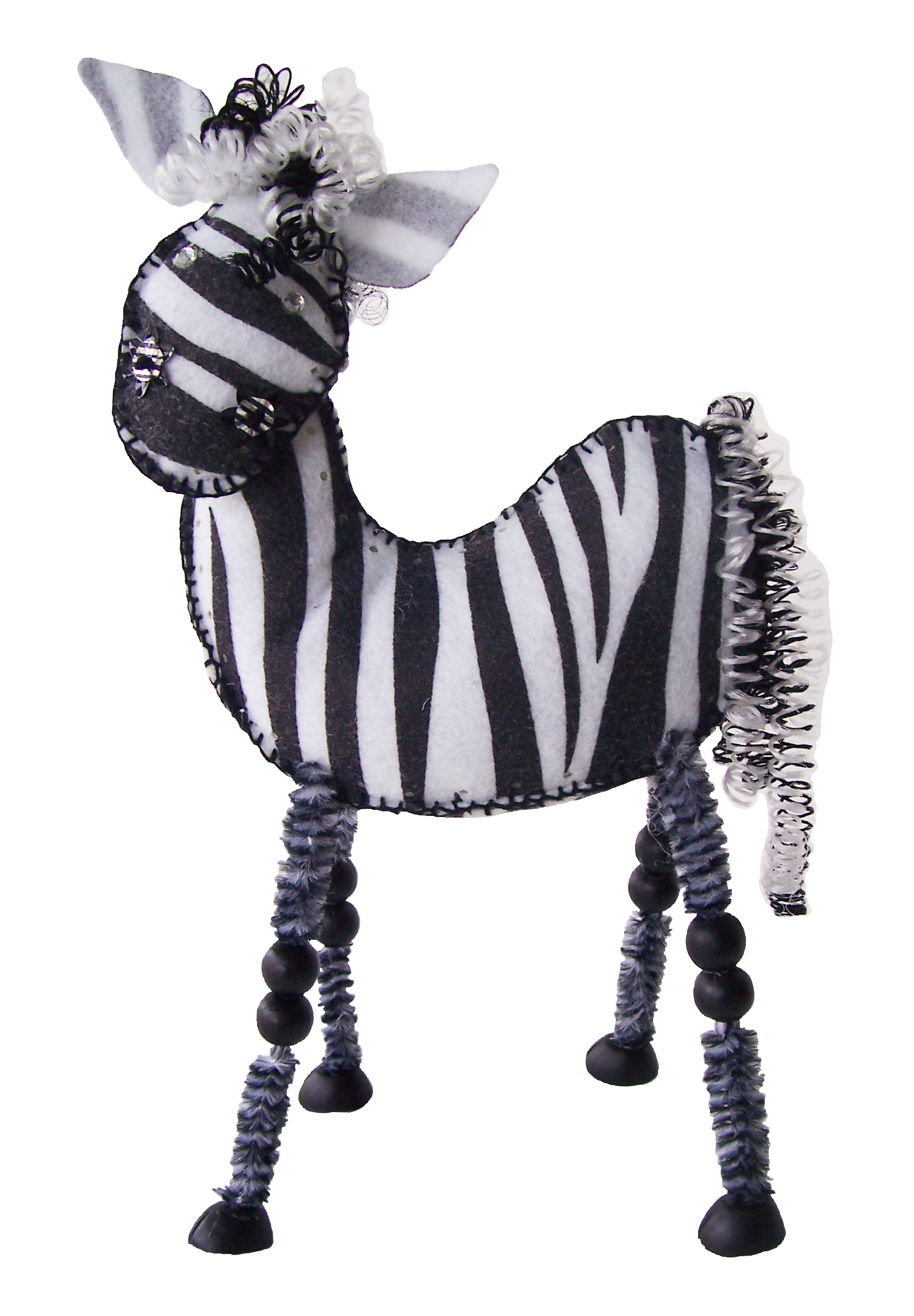 Viltpakket Zebra met werkbeschrijving - Afbeelding 2
