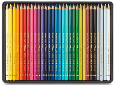 Caran d'Ache Pablo Kleurpotloden Metalen doos, 30 kleurpotloden - Afbeelding 2