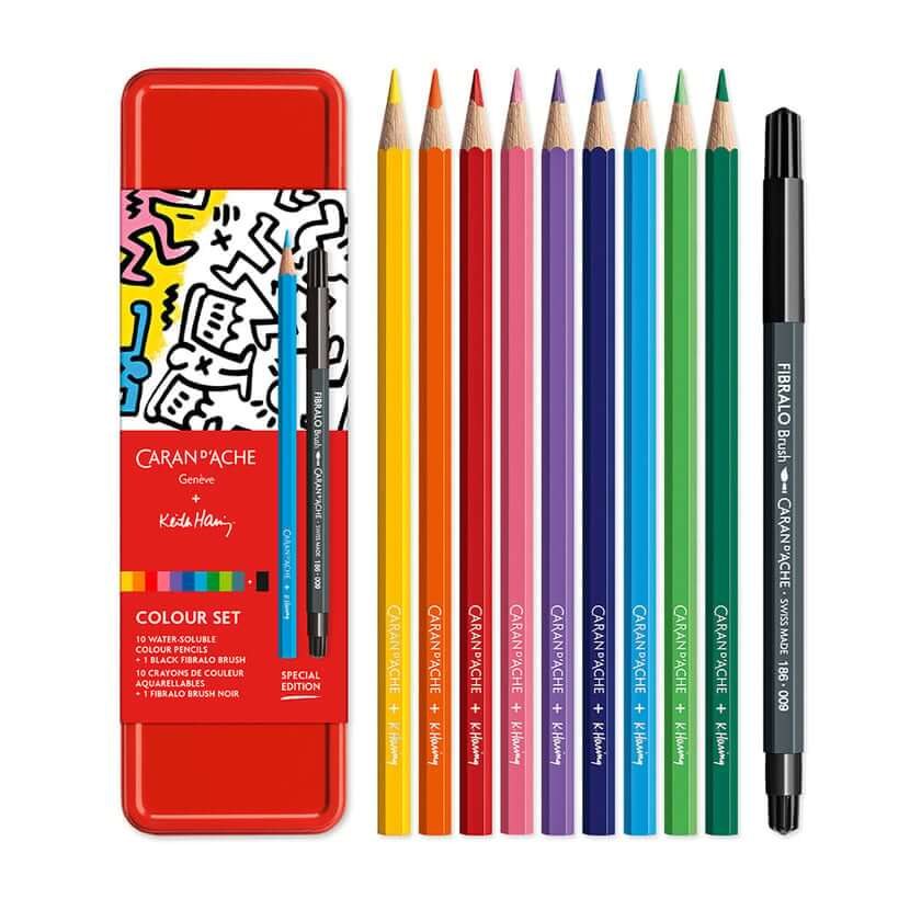 Caran d'Ache Genève Keith Haring Aquarelpotlood Set