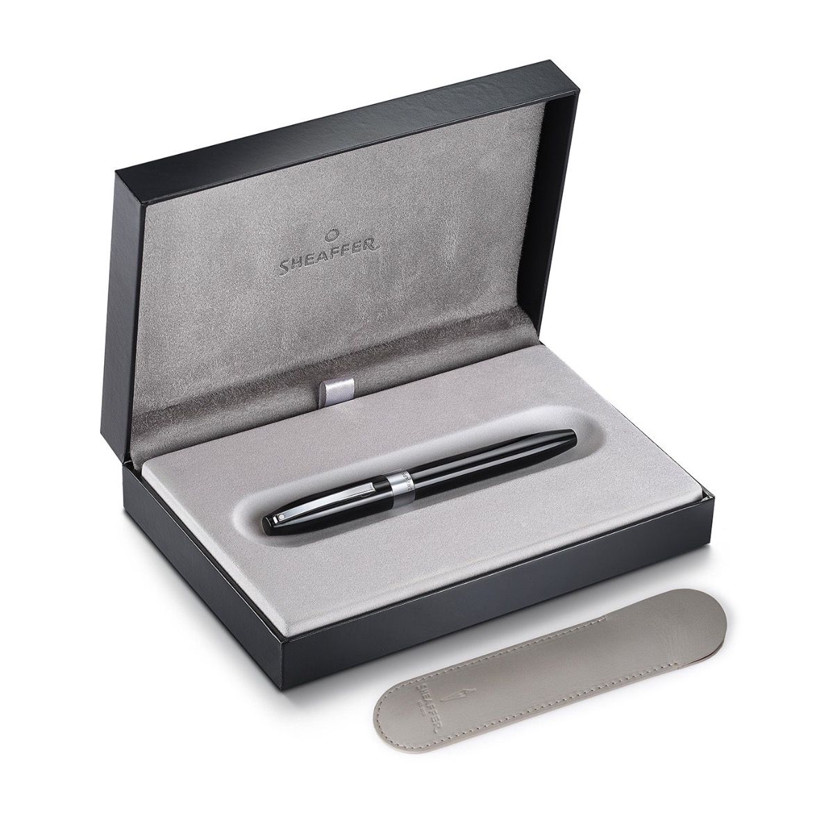 Vulpen Sheaffer Legacy 9064 black, chrome plated trims, medium - Afbeelding 3