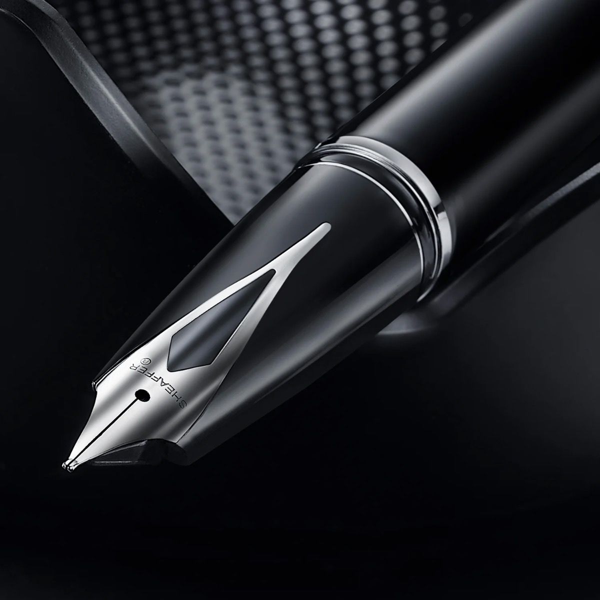 Vulpen Sheaffer Legacy 9064 black, chrome plated trims, medium - Afbeelding 1