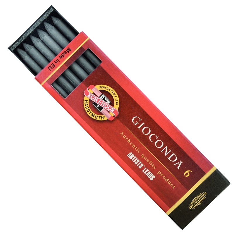 Grafietstift Ø 5.6mm 6B. Doos à 6st