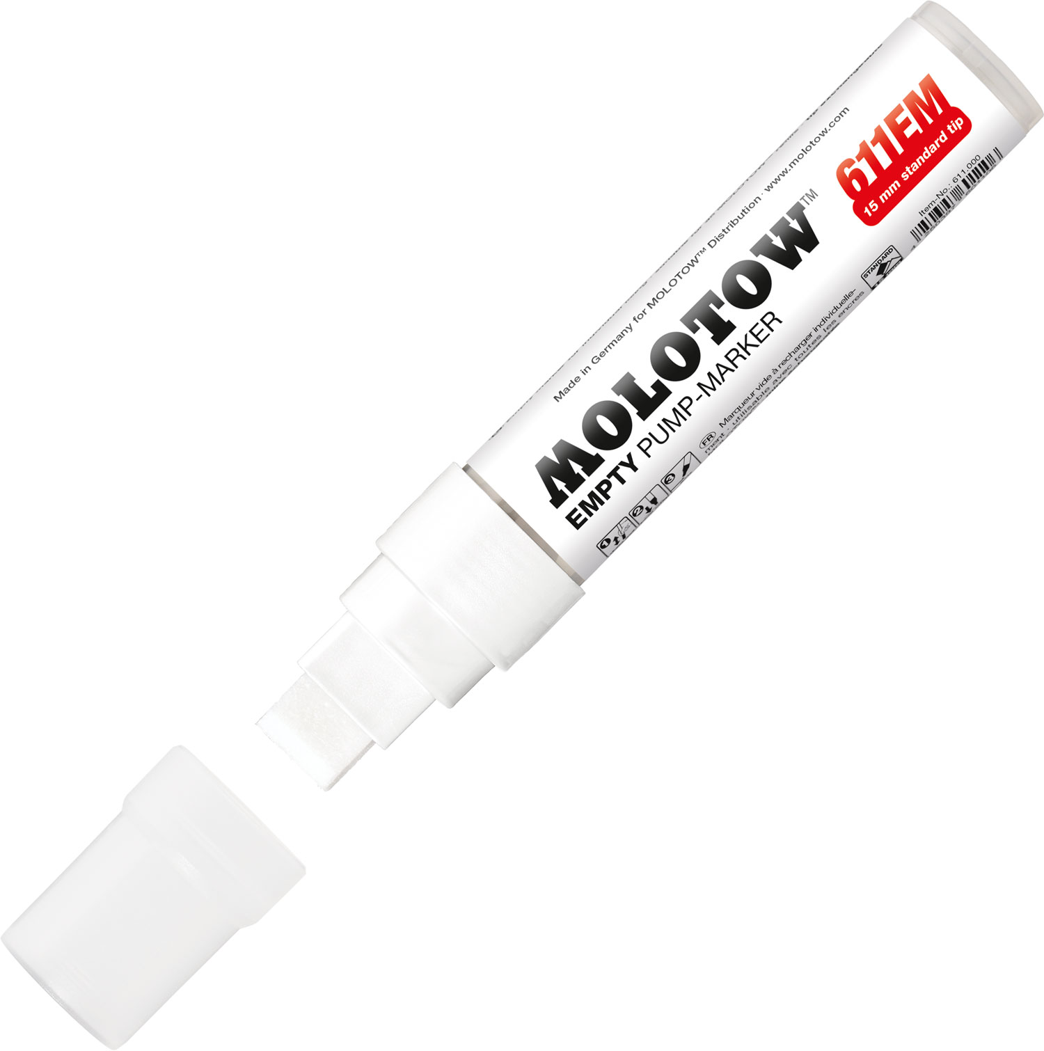 Molotow Empty Pump-Marker 611EM 15mm