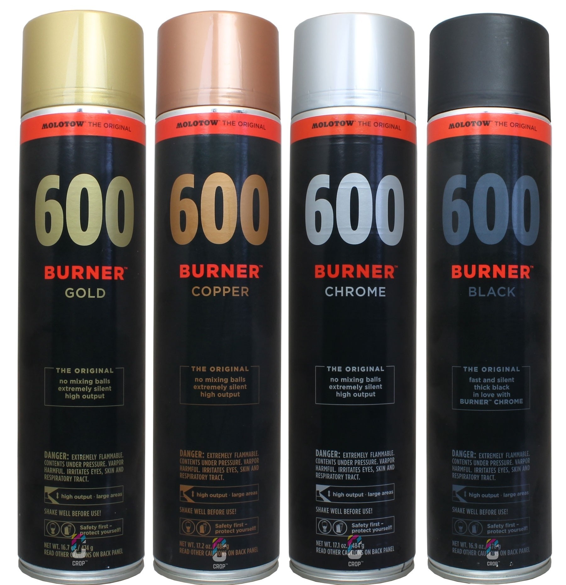 Molotow Burner Spuitverf 600ml - Keuze uit 4 kleuren