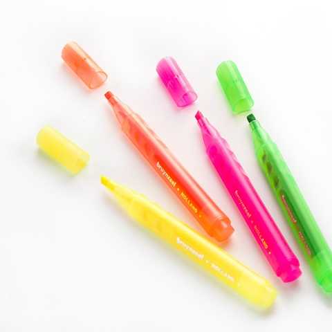 Bruynzeel Highlighters set neon 4 kleuren - Afbeelding 2