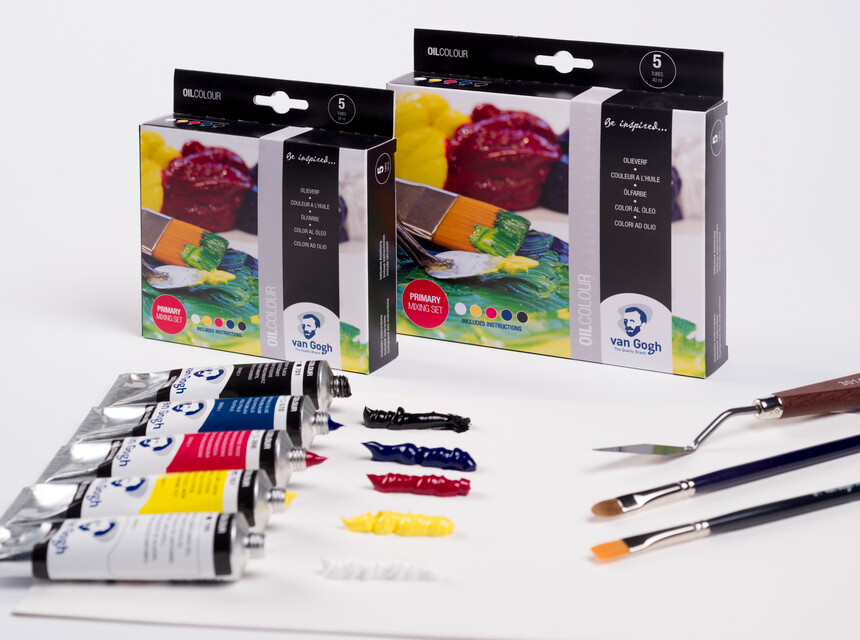 Van Gogh Olieverf Primary Mixing Set 5x20ml - Afbeelding 2
