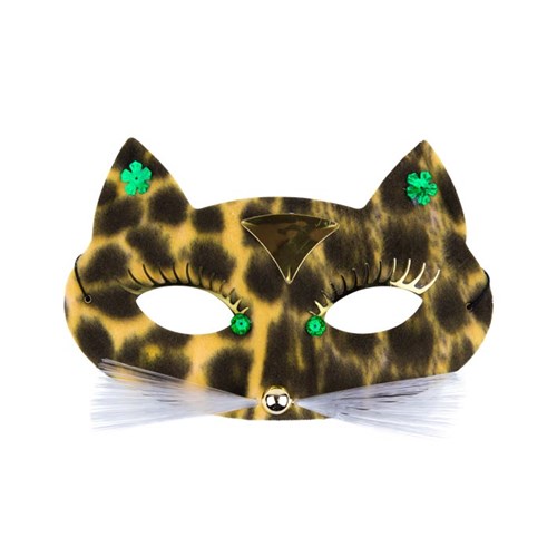 Oogmasker luipaard luxe