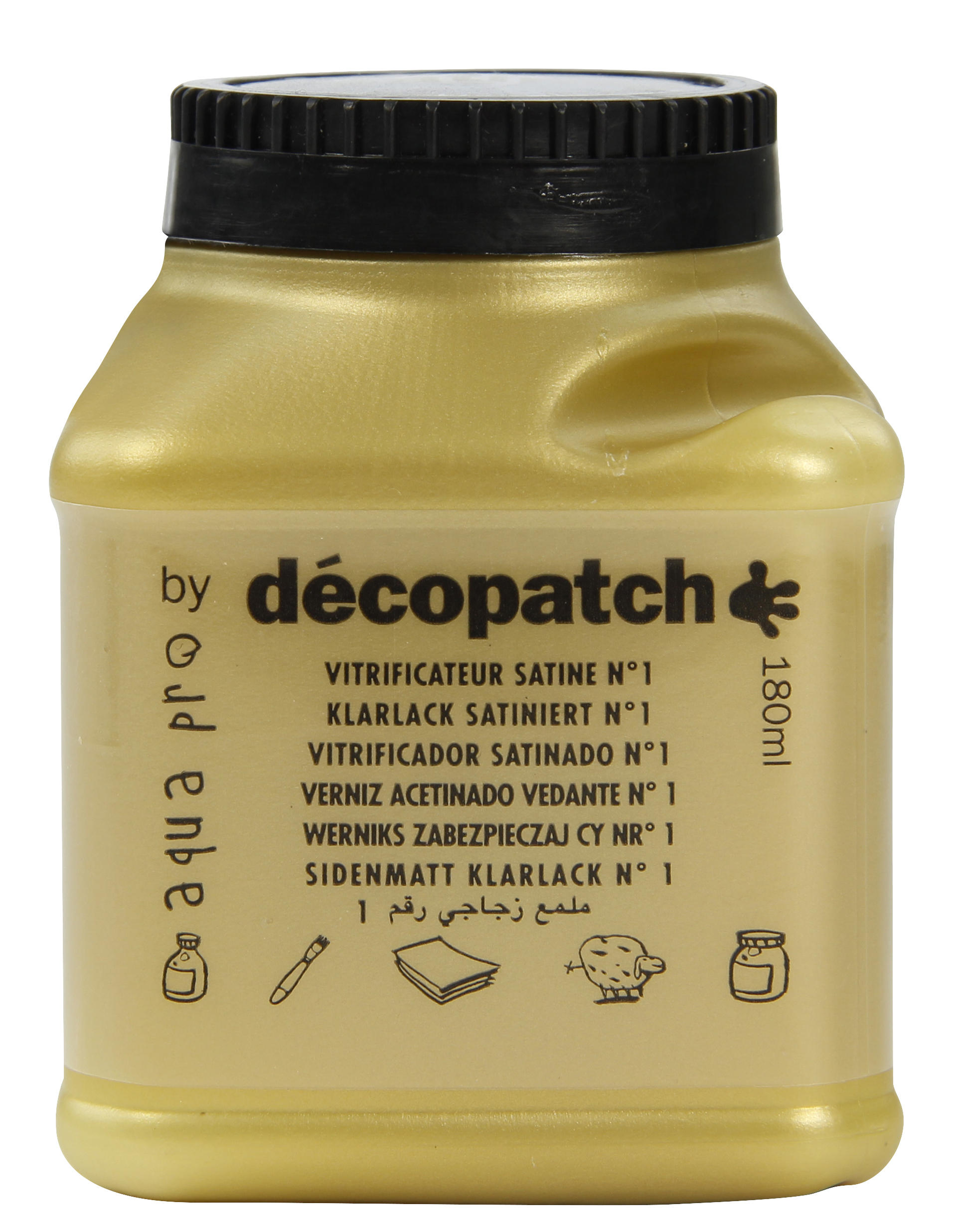 Lijmvernis outdoor, satijnglans 180ml