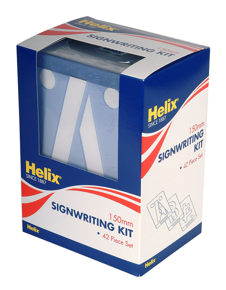 Helix Lettersjabloon / Lettermal 6inch/150mm Kistletterset  