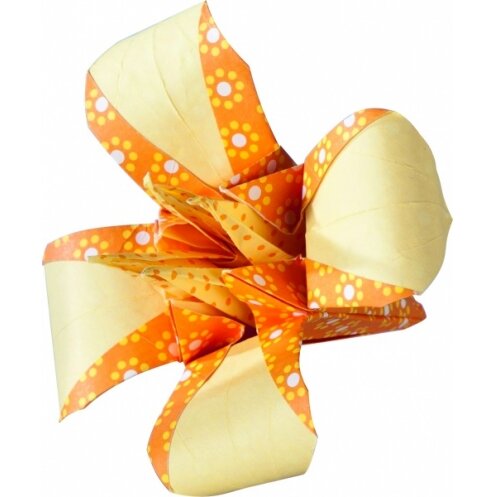 Folia Origami Vouwbladen 15x15cm 5 Motieven Geel 50vel. 80gr. - Afbeelding 3