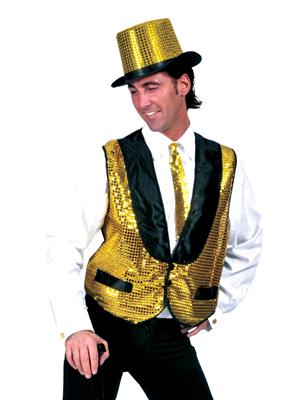 Glittervest Goud
