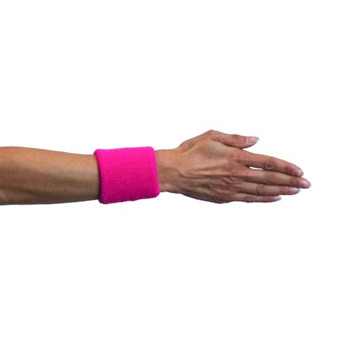 Polsband neon roze (2st) - Afbeelding 2
