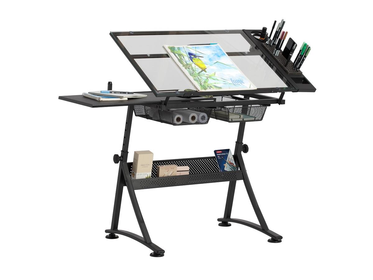 Studio Design - Fusion Tekentafel Met Glazen Werkblad - Afbeelding 2