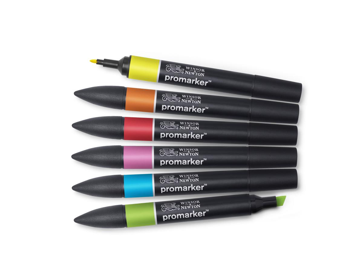 Winsor & Newton promarker™ Vibrant tones 6 set - Afbeelding 1