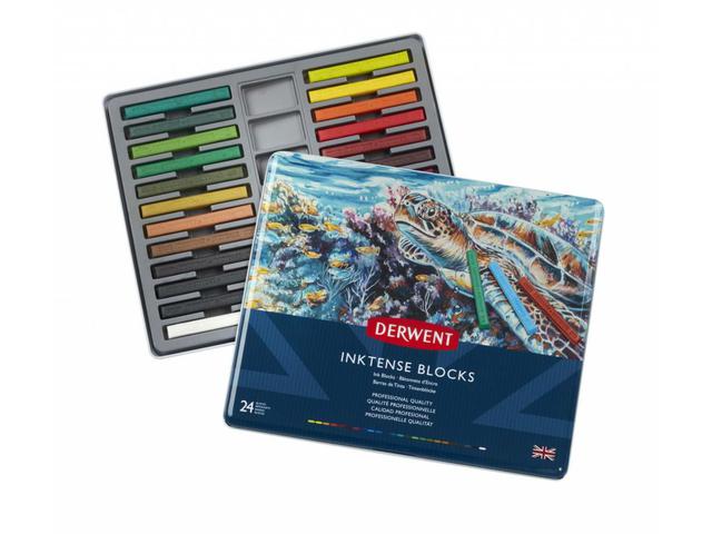Derwent Inktense Blocks Blik 24st.
