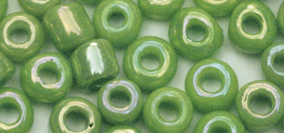 Opaak Parelmoer 2mmØ  L. Groen  - Afbeelding 2