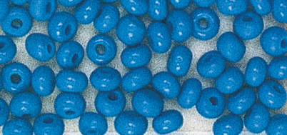 Borduurkralen 2mmØ Opaak Turq. Blauw  - Afbeelding 2