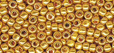 Borduurkralen Parelmoer Goud 2,6mmØ  - Afbeelding 2