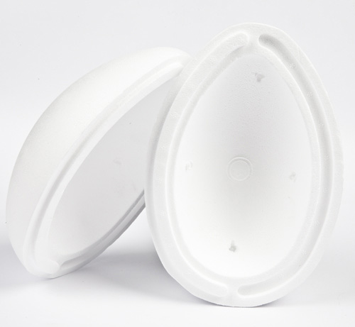 Styropor Ei 2x1/2 Hoog 30cm
