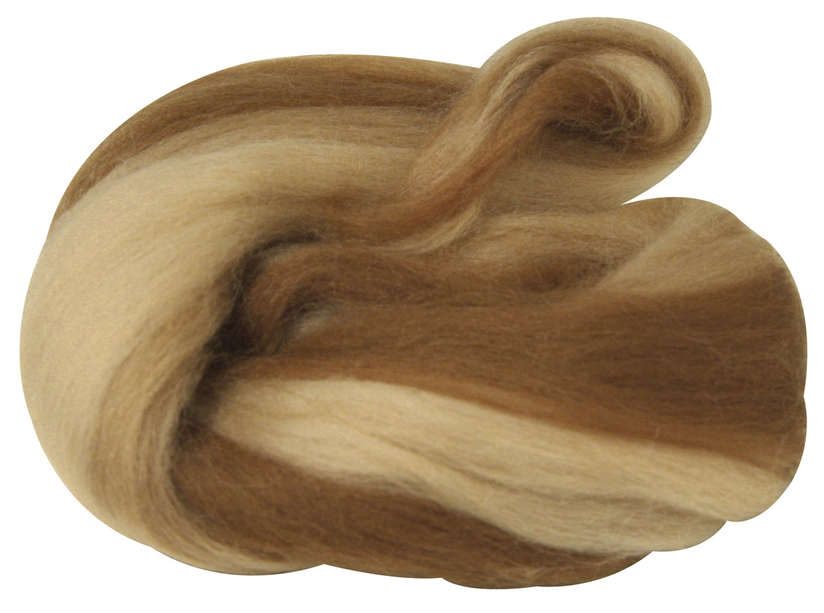 Merino Wol multicolor Streng Bruin tinten